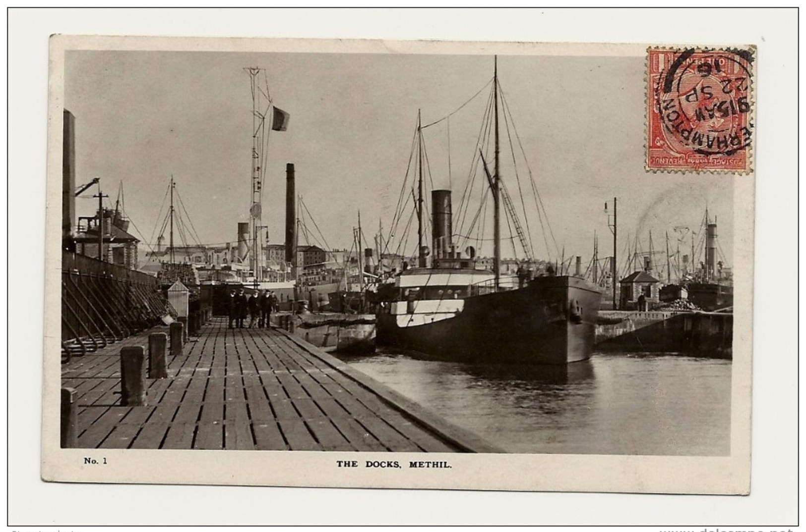 Royaume Uni écosse The Docks Methil Boat Bateau De Commerce 2 Scans - Altri & Non Classificati
