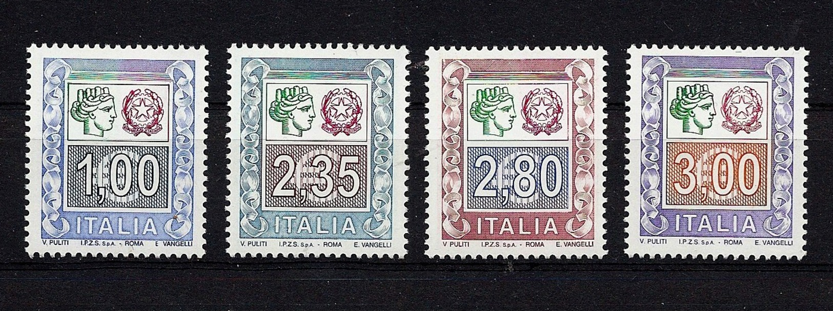 Italia 2004-05 - Alti Valori. 3a Emissione. Policromi. Serie Completa, 4 Valori. Nuovi. - 2001-10: Neufs