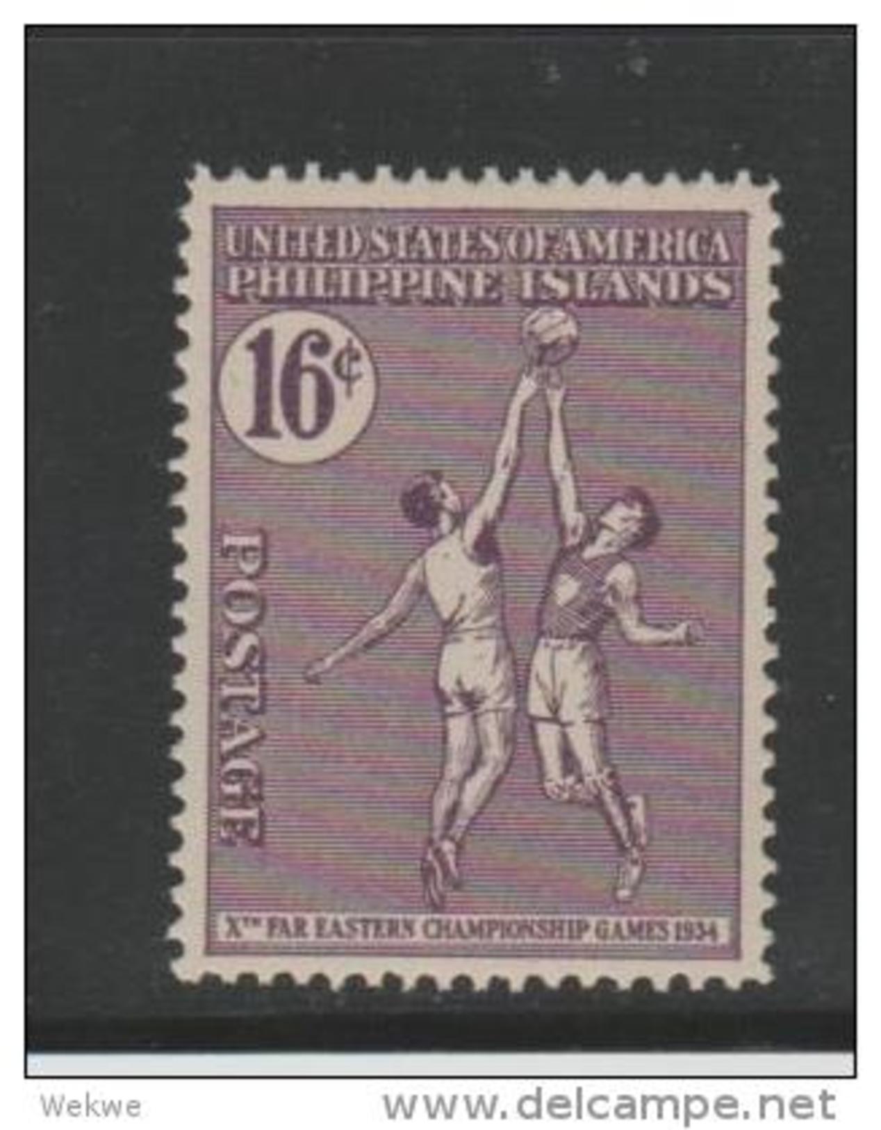 Phi 1934,  PHILIPPINEN - Basketball ** - Philippinen