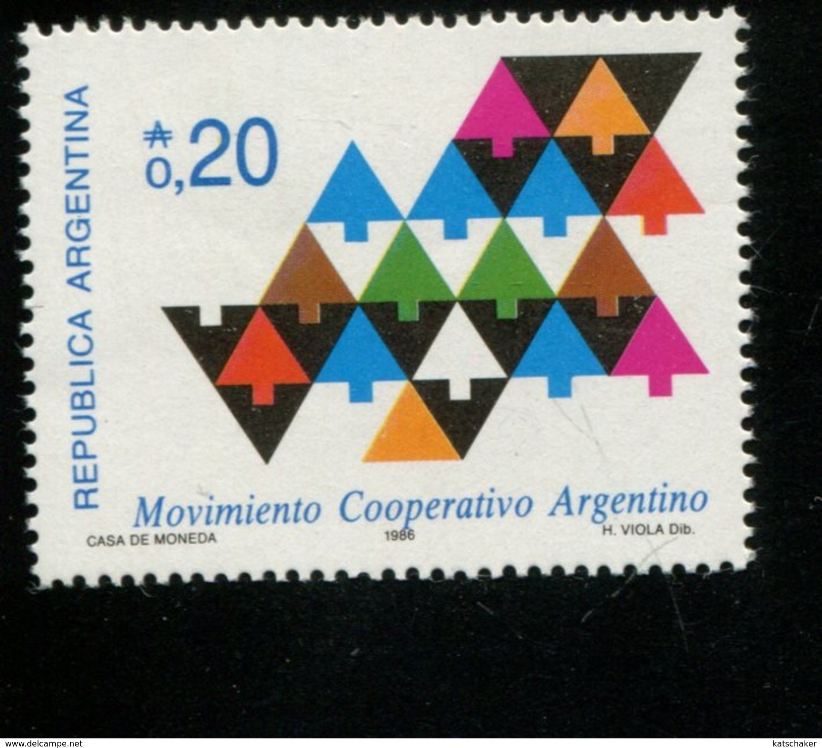 424053891 ARGENTINIE DB 1987 POSTFRIS MINTNEVER HINGED POSTFRIS NEUF YVERT 1561 - Ungebraucht