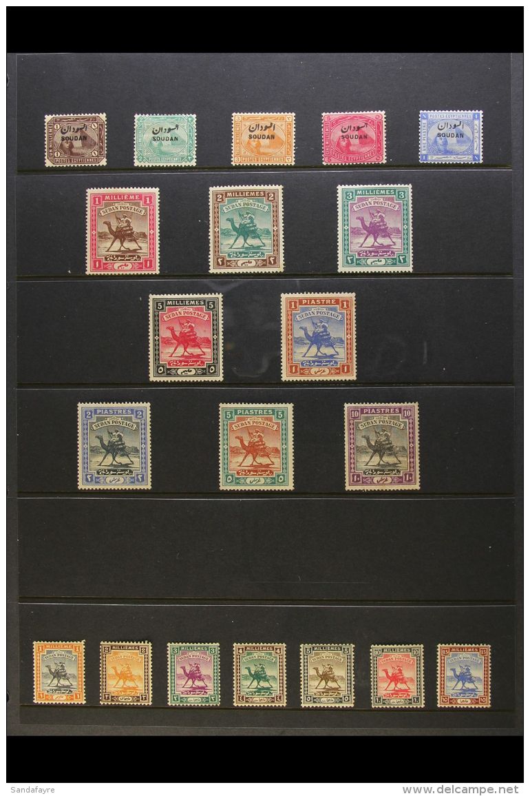 1897-1938 MINT COLLECTION Presented On Stock Page That Includes Sets, Airs &amp; Some Top Values. Includes 1898... - Soudan (...-1951)
