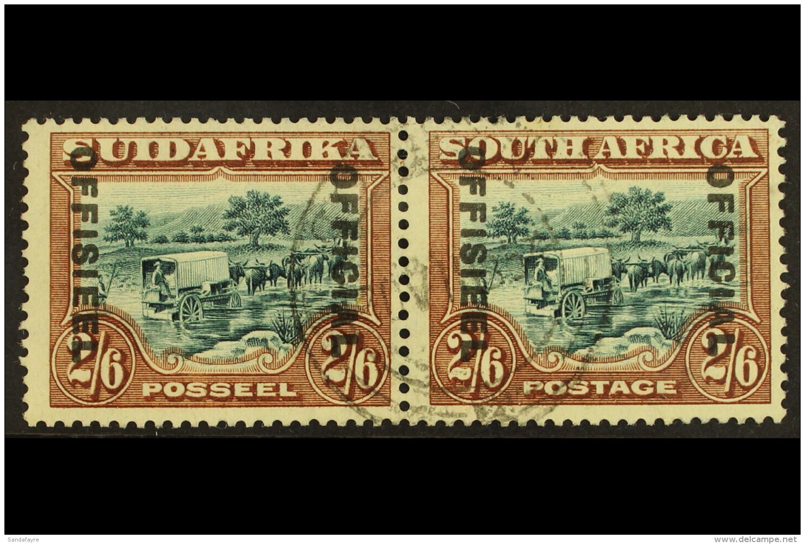 OFFICIAL 1929-31 2s6d Green &amp; Brown, SG O11, Very Fine Used. For More Images, Please Visit... - Ohne Zuordnung