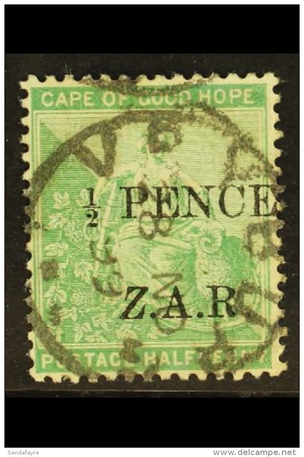 VRYBURG 1899 "&frac12;d PENCE Z.A.R." Overprint On Cape &frac12;d, ITALIC "Z" In Ovpt VARIETY, SG 1a, Very Fine... - Ohne Zuordnung