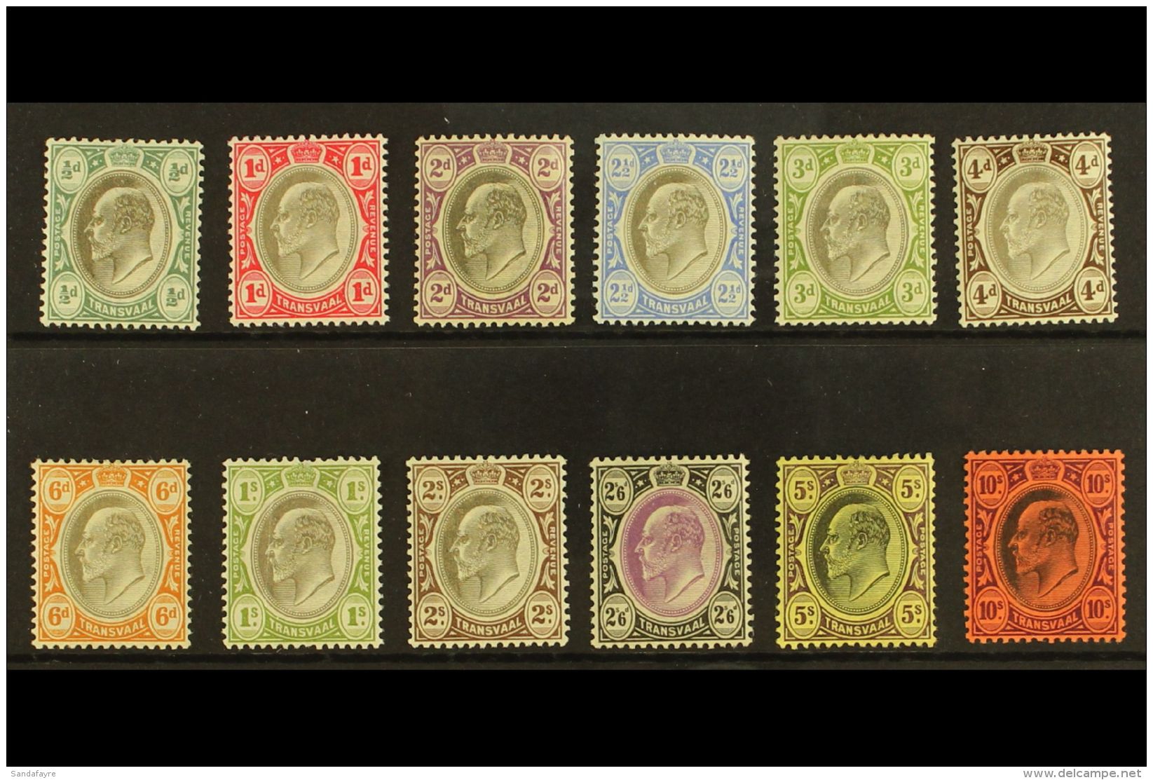 TRANSVAAL 1902 Ed VII Set To 10s Complete, SG 244/55, Very Fine And Fresh Mint. (12 Stamps) For More Images,... - Sin Clasificación