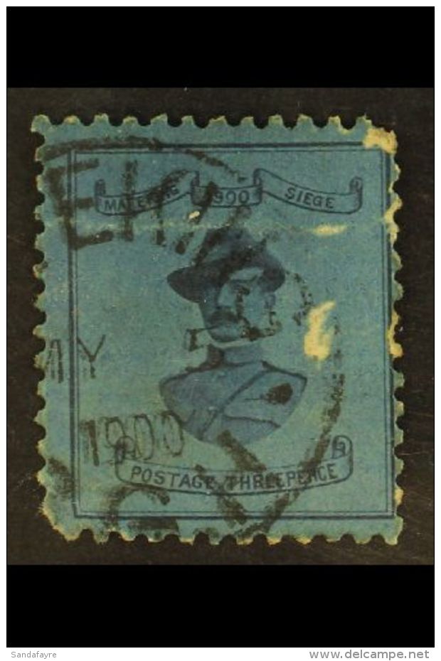 MAFEKING SIEGE 1900 3d Deep Blue On Blue, SG 20, Used, Various Faults, Good Spacefiller, Cat.&pound;425. For More... - Sin Clasificación