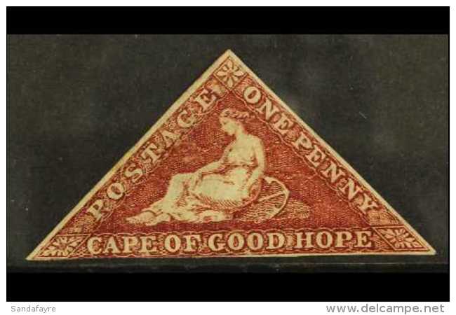 CAPE OF GOOD HOPE 1863-64 1d Deep Brown Red, SG 18b, 2+ Margins, Fine Mint.  For More Images, Please Visit... - Sin Clasificación