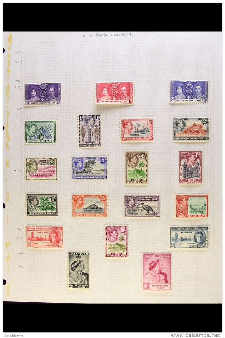 1937-51 KGVI Basically Complete Fine Mint Collection. (20) For More Images, Please Visit... - Salomonen (...-1978)