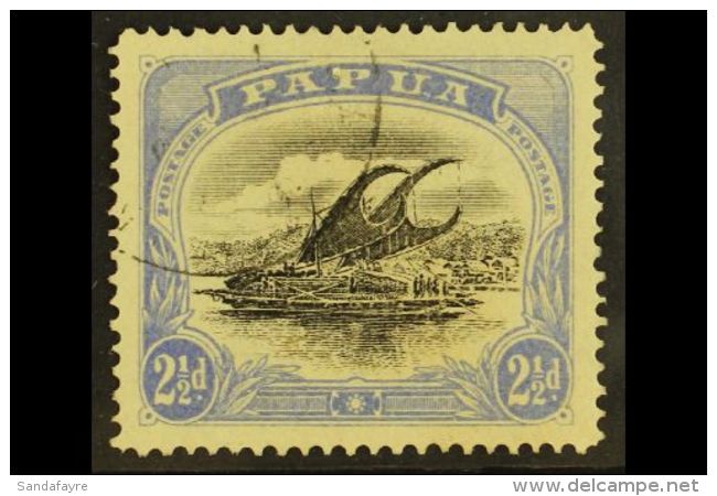 1907 2&frac12;d Black And Pale Ultramarine, Small Papua, P. 12&frac12;, SG 56a, Very Fine Used. For More Images,... - Papúa Nueva Guinea