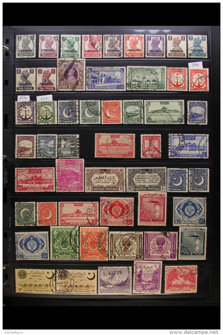 1947-1996 EXTENSIVE USED COLLECTION. An ALL DIFFERENT Used Collection With "Better" &amp; "Top" Values, Complete... - Pakistán