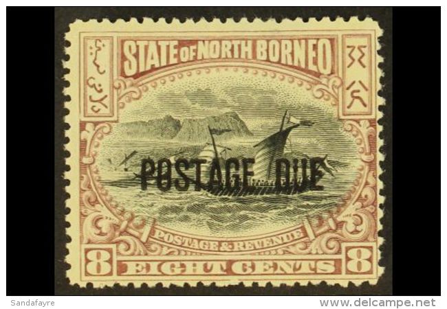 POSTAGE DUES 1897 8c Black And Brown Purple, SG D19, Very Fine Mint. For More Images, Please Visit... - Borneo Septentrional (...-1963)