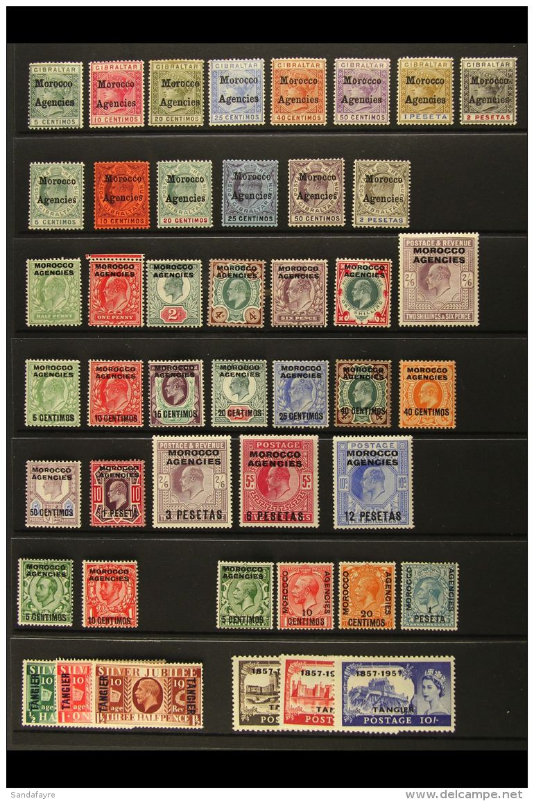 1898-1957 ALL DIFFERENT MINT COLLECTION Mostly QV To KGV Issues And Which Includes Gibraltar Issues Overprinted... - Otros & Sin Clasificación