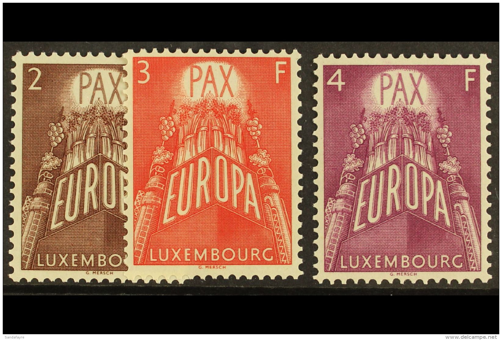 1957 Europa Set Complete, Mi 572/4, Very Fine NHM. (3 Stamps) For More Images, Please Visit... - Autres & Non Classés