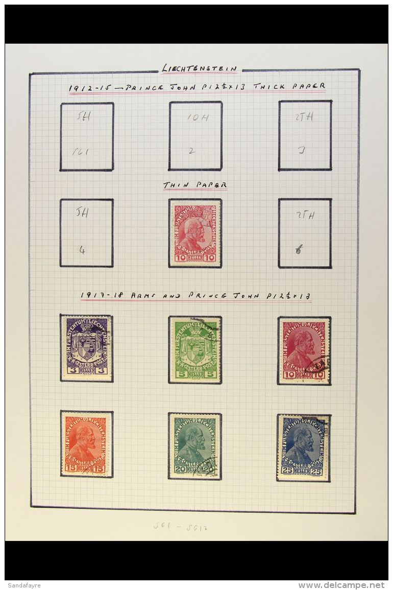 1912-72 INTERESTING ALL DIFFERENT COLLECTION A Mint &amp; Used Collection That Includes Perforation Variants,... - Otros & Sin Clasificación