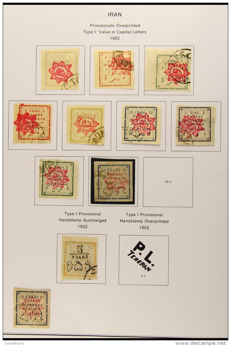 1900-49 ALL DIFFERENT COLLECTION On Printed Pages. We See A Very Mint &amp; Used Range That Includes 1902 (Jan) To... - Irán