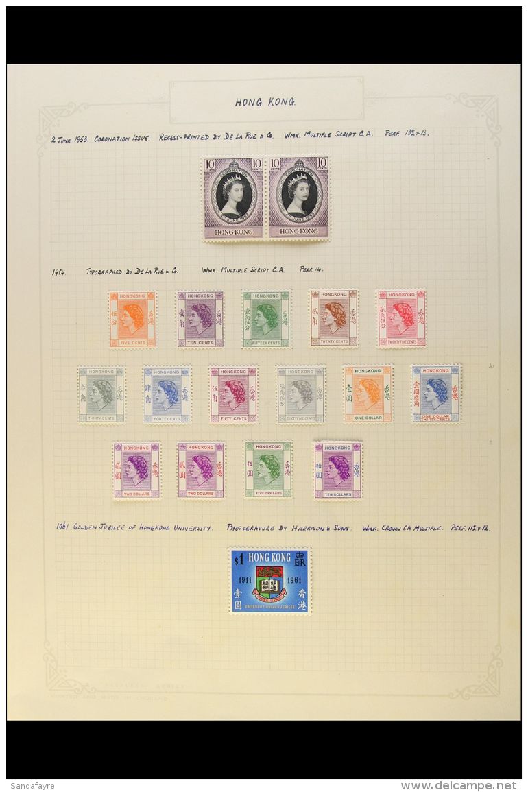 1953-1980 FINE MINT AND USED COLLECTION A Lovely Clean Collection On Album Pages, Includes 1954-62 Definitive Sets... - Other & Unclassified