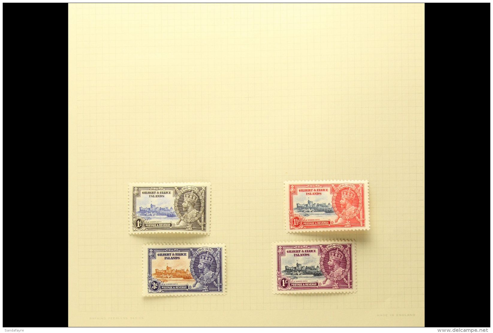 1937-1969 VERY FINE MINT COLLECTION Note 1935 Jubilee Set; KGVI Definitive Set Plus 5d (SG 49b) Block Of Four;... - Gilbert- Und Ellice-Inseln (...-1979)