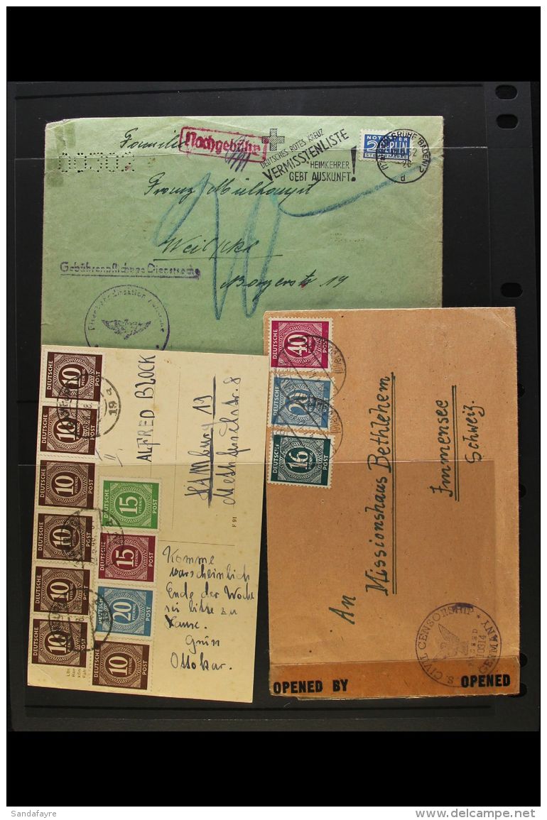 1945-1951 ATTRACTIVE COVERS COLLECTION. An Interesting Collection Of Mainly Commercial Covers, Inc General Issues,... - Otros & Sin Clasificación