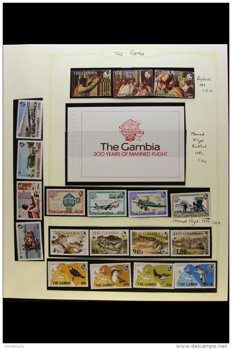 1983-86 NEVER HINGED MINT COLLECTION An All Different Collection With Many Good Sets And Mini-sheets E.g. 1983... - Gambia (...-1964)