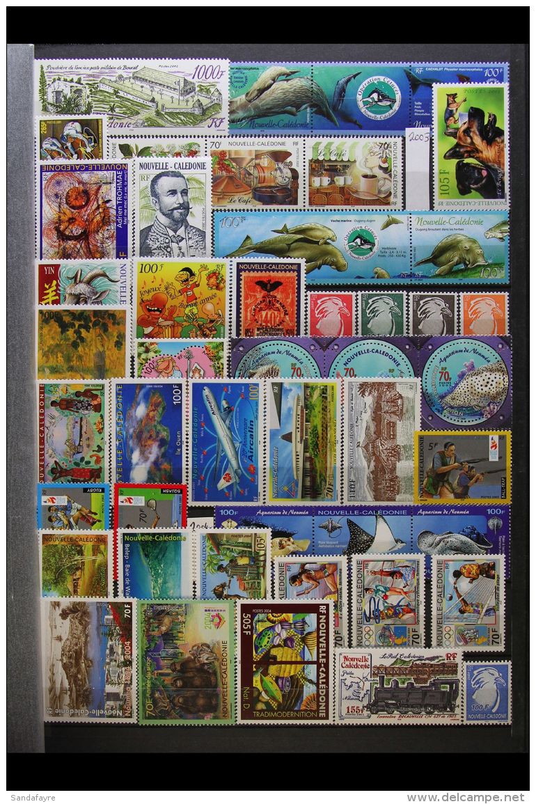 NEW CALEDONIA 1973-2014 NEVER HINGED MINT COLLECTION. An Attractive ALL DIFFERENT Collection Of Sets, Miniature... - Otros & Sin Clasificación