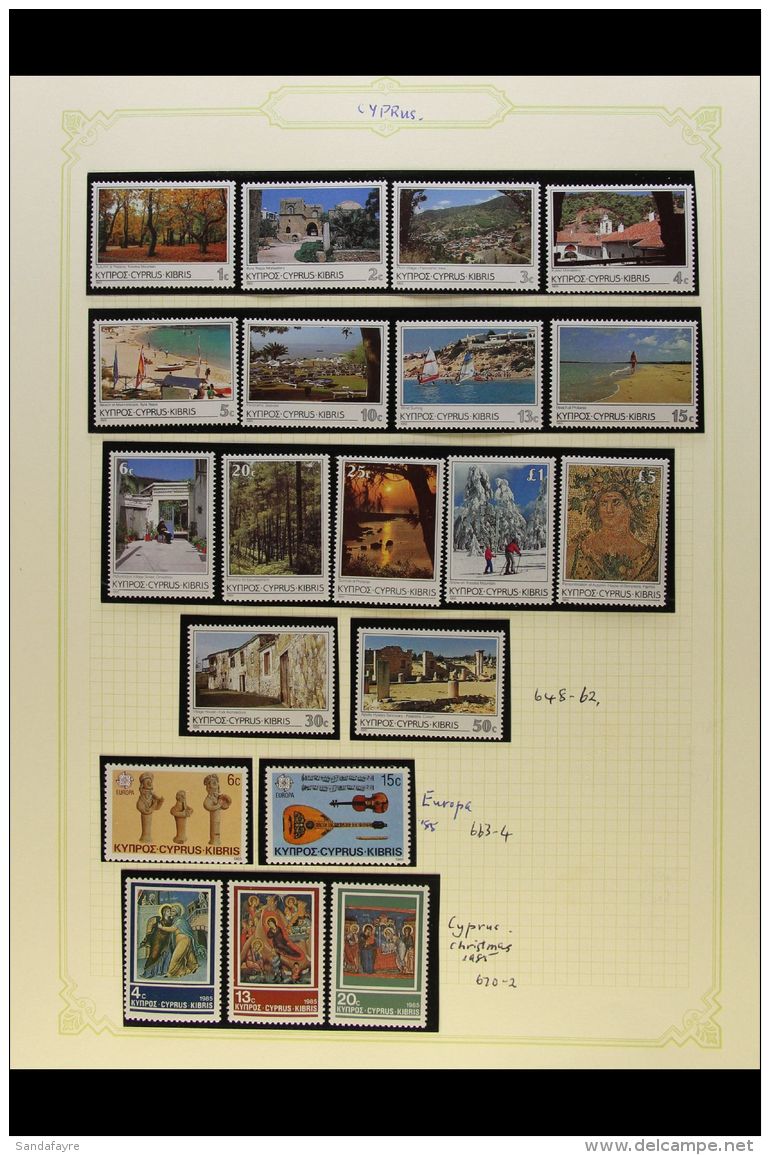 1983-98 NEVER HINGED MINT COLLECTION An All Different Collection Which 1985 Landscapes Complete Definitive Set,... - Otros & Sin Clasificación