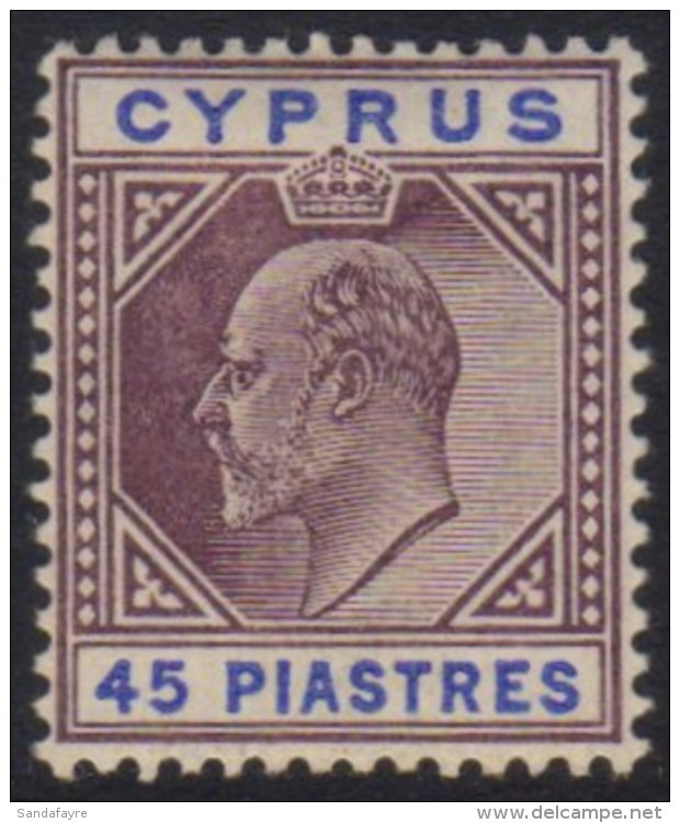 1904 45pi Dull Purple And Ultramarine SG 71, Very Fine Mint.  For More Images, Please Visit... - Otros & Sin Clasificación