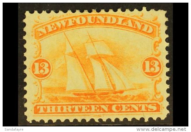 1865-70 13c Orange- Yellow Perf 12, SG 29, Mint Part OG, Well- Centered And Lovely. For More Images, Please Visit... - Otros & Sin Clasificación