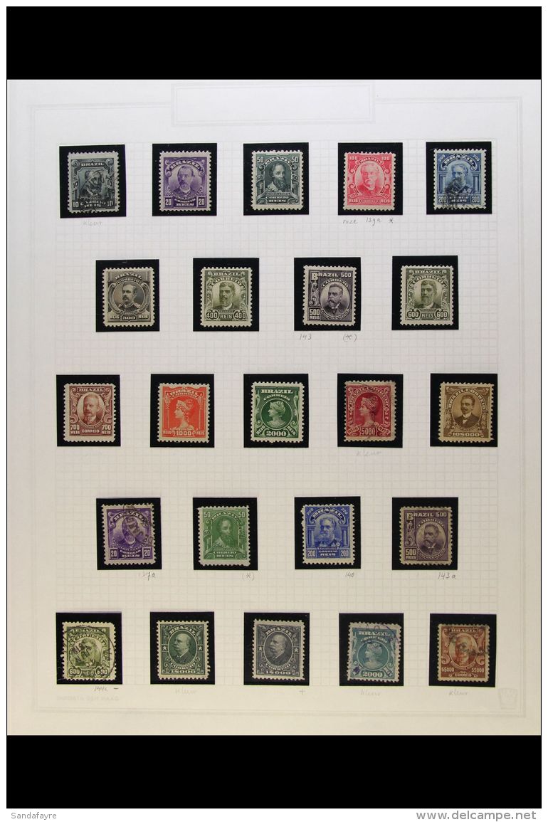 1900-1928 EXTENSIVE MINT AND USED COLLECTION A Specialised Collection On Album Pages Which Includes 1900 Discovery... - Autres & Non Classés