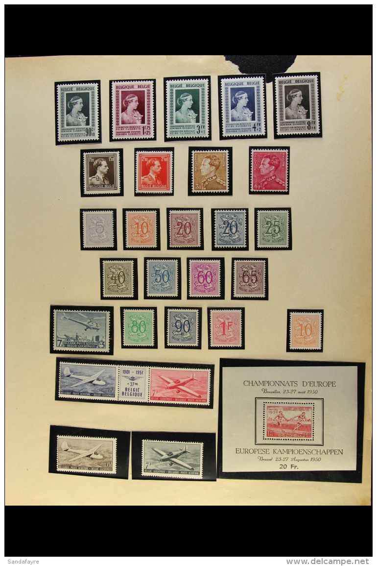 1950-1973 ALMOST COMPLETE SUPERB NEVER HINGED MINT COLLECTION In Hingeless Mounts On Pages, All Different,... - Otros & Sin Clasificación