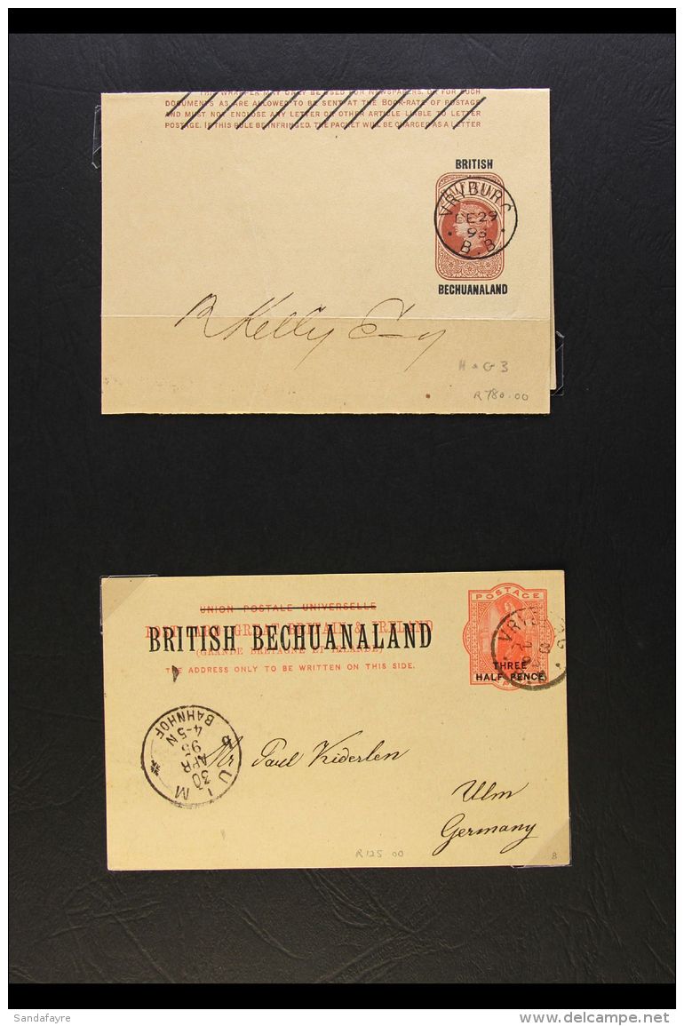 COVERS AND CARDS 1890's To 1960's Used Accumulation. Note Good Postal Stationery Including Earlier Cards And... - Otros & Sin Clasificación