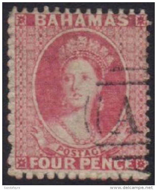 1862 4d Dull Rose Chalon, No Watermark Perf 13 SG 18, Good Colour And Neat "AO5" Cancel. One Short Perf At Left.... - Altri & Non Classificati
