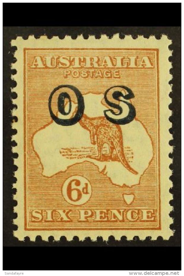 OFFICIAL 1932-3 6d Chestnut, 'Roo, "O S" Ovpt, Wmk Mult Crown Over "A," SG O127, Never Hinged Mint. For More... - Otros & Sin Clasificación