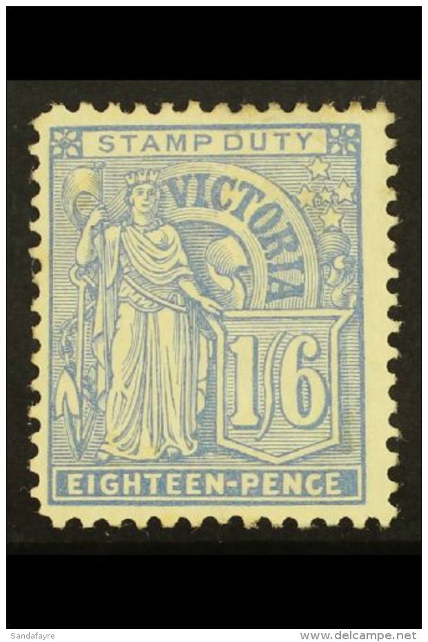 VICTORIA 1886-96 1s6d Pale Blue, SG 322, Lightly Hinged Mint. For More Images, Please Visit... - Sonstige & Ohne Zuordnung