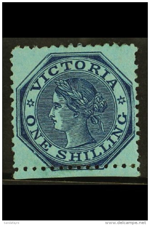 VICTORIA 1867-81 1s Light Blue / Blue Perf 13, SG 138, Mint With Large Part OG. For More Images, Please Visit... - Sonstige & Ohne Zuordnung
