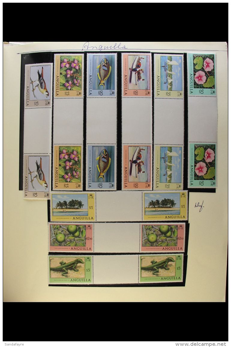 LEEWARD ISLANDS "NEW ISSUES" COLLECTION 1976-79 All Different Never Hinged Mint Collection With Sets, Gutter... - Autres & Non Classés