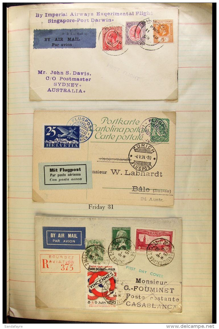 WONDERFUL OLD-TIME COVERS COLLECTION 1897 Through To About 1951 (mostly 1920's/30's/40's), Housed In Two Makeshift... - Otros & Sin Clasificación