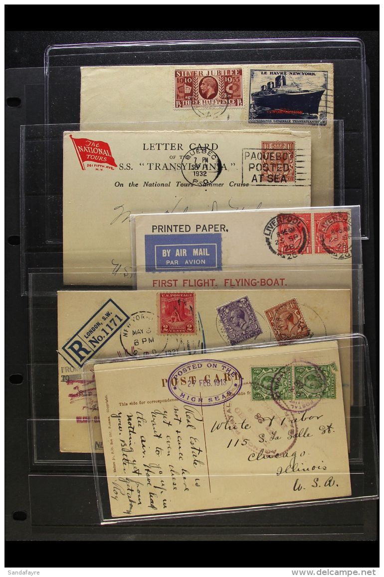 MARITIME COVERS &amp; CARDS COLLECTION An Interesting Collection That Includes A Selection Of Covers/cards Bearing... - Non Classés