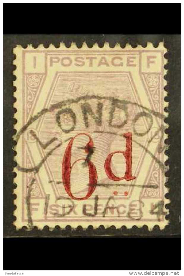1880-83 6d On 6d Lilac, SG 162, Very Fine Used. For More Images, Please Visit... - Sonstige & Ohne Zuordnung