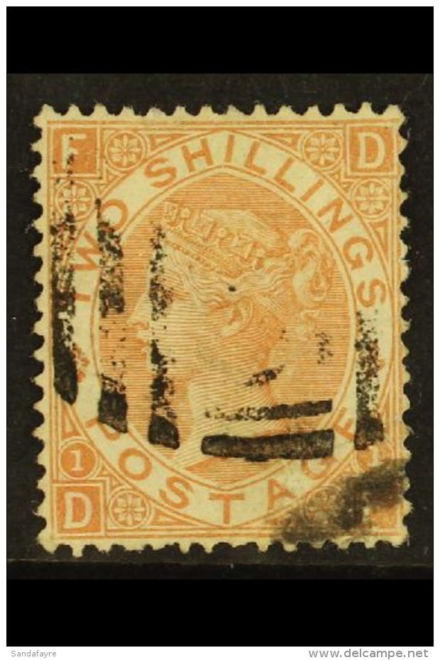 1867-80 2s Brown, SG 121, Good Used - Reperfed Wing Margin Example. A Rare Stamp! For More Images, Please Visit... - Sonstige & Ohne Zuordnung