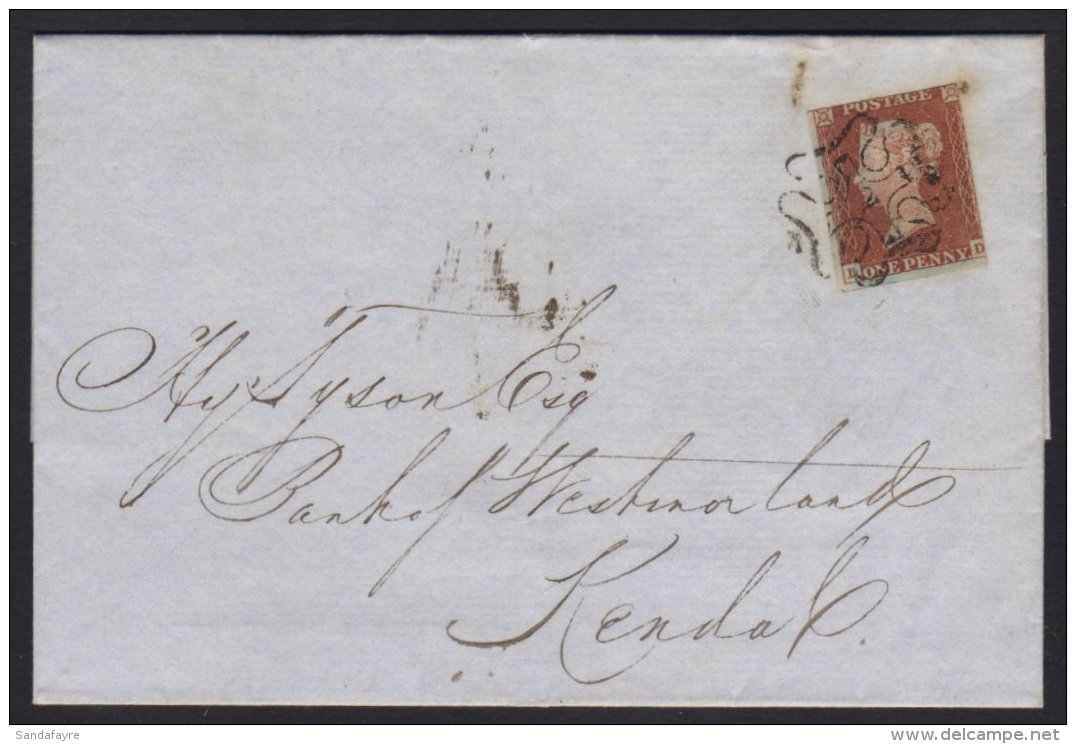 1843 (7 Jun) Wrapper Without Fold From London To Kendal Bearing An 1841 1d Red-brown With 2 Margins, Tied By Fine... - Sonstige & Ohne Zuordnung