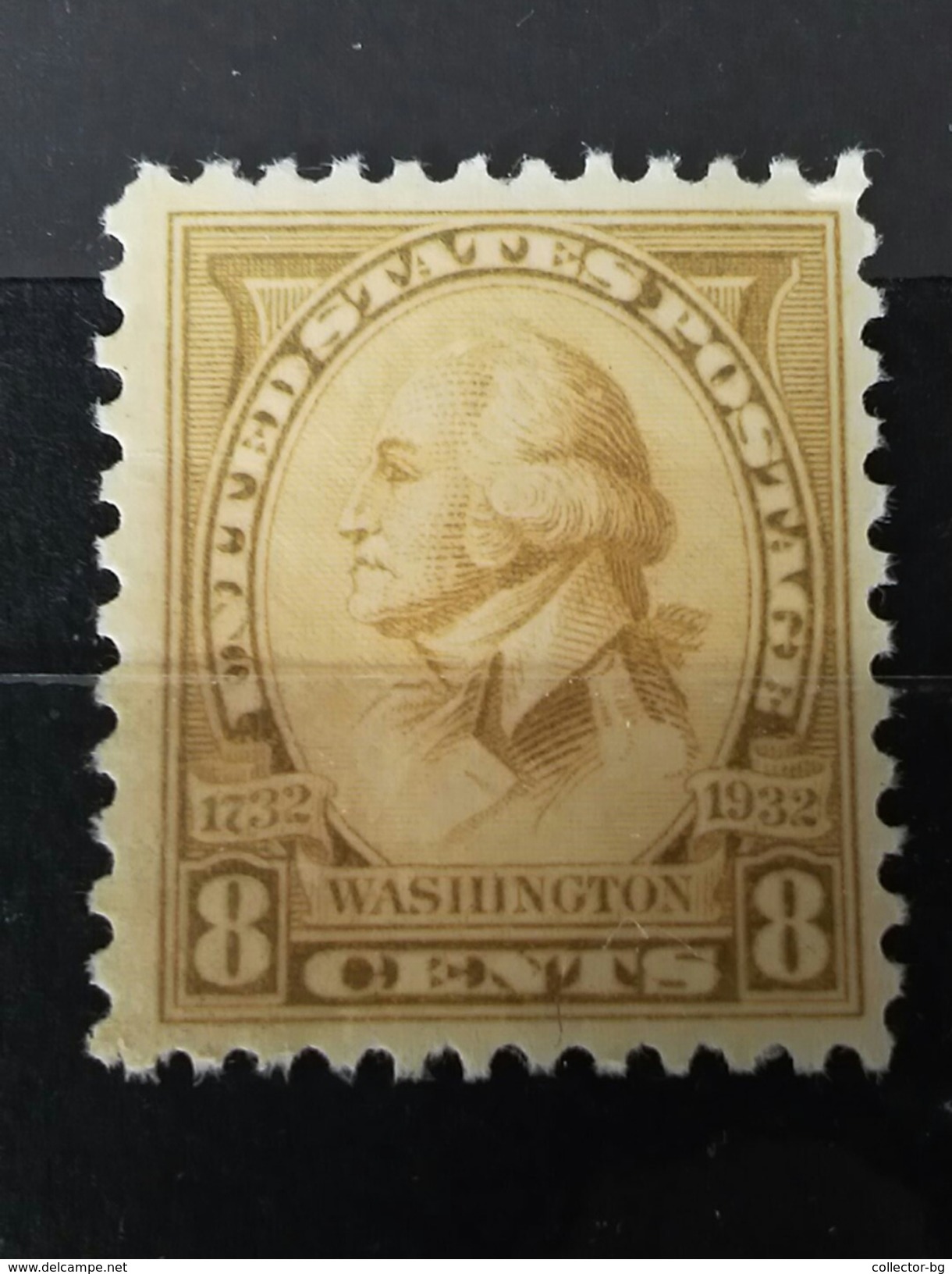 RARE 8 CENTS US POSTAGE WASHINGTON 1732-1932  UNUSED/MINT/NEUF STAMP TIMBRE - Ungebraucht