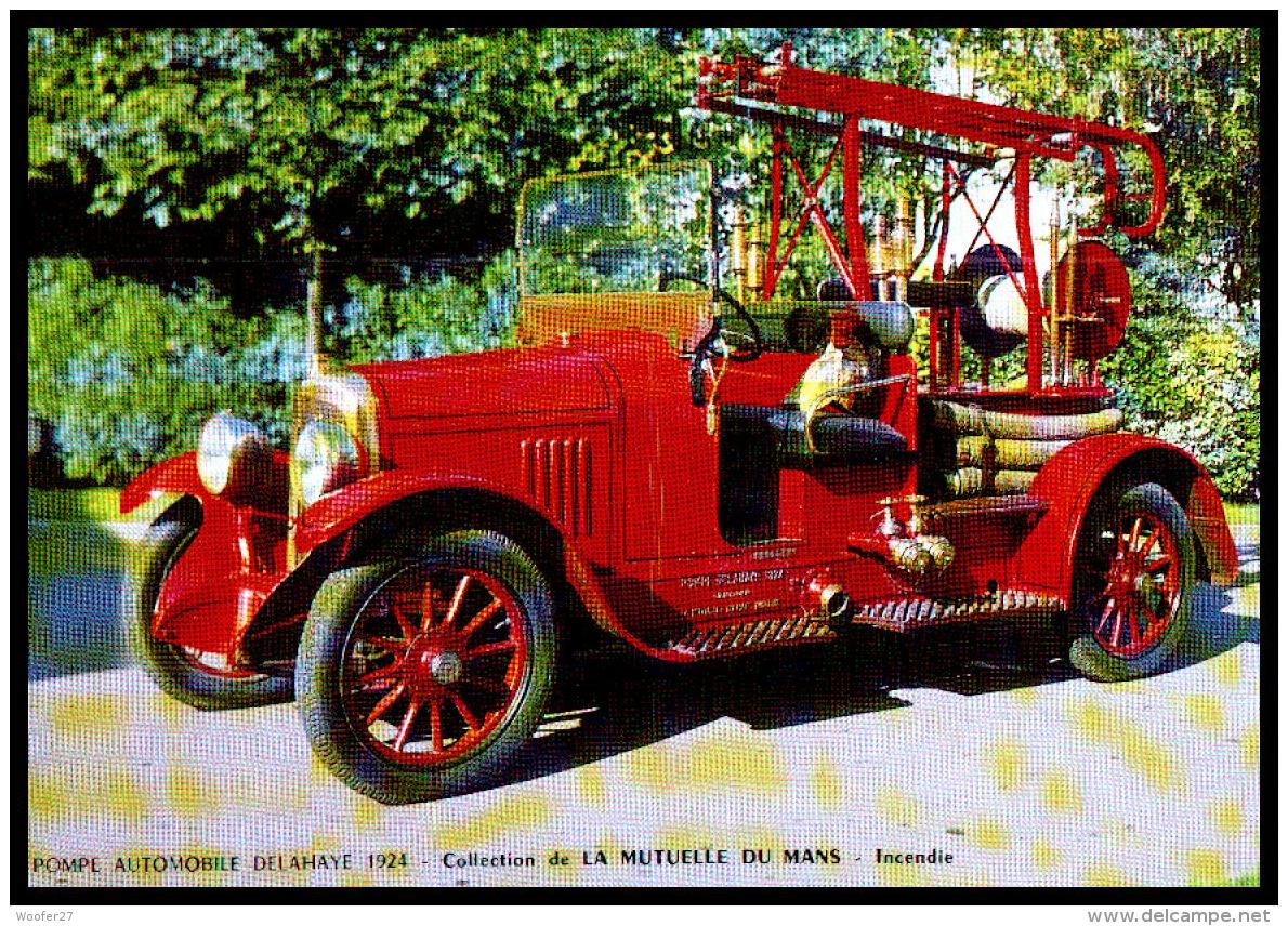 Collection De LA MUTUELLE DU MANS , Pompe Automobile Delahaye 1924 , Incendie - Le Mans