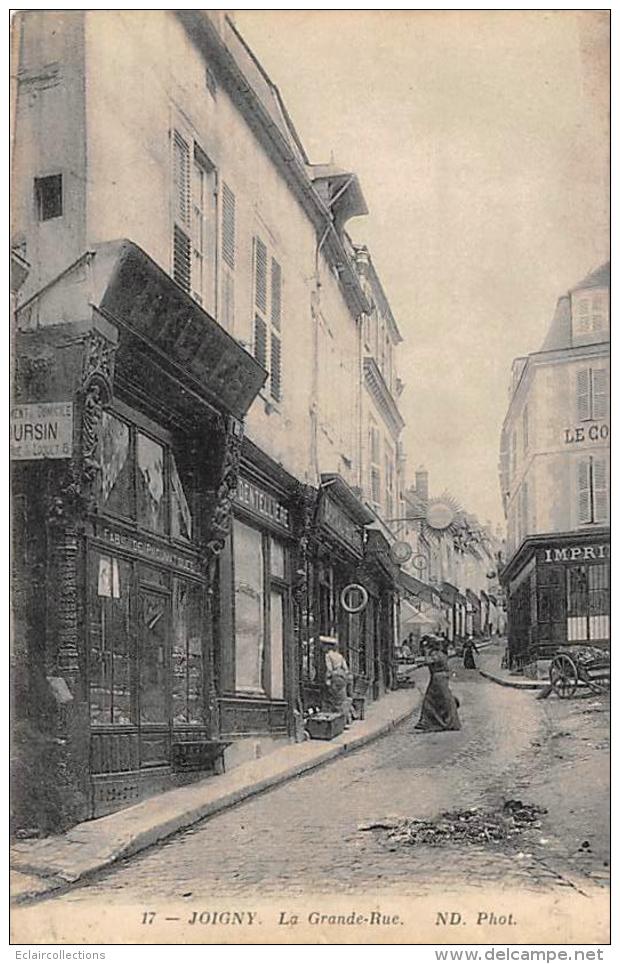 Joigny        89       La Grande Rue. Commerces.       (voir Scan) - Joigny