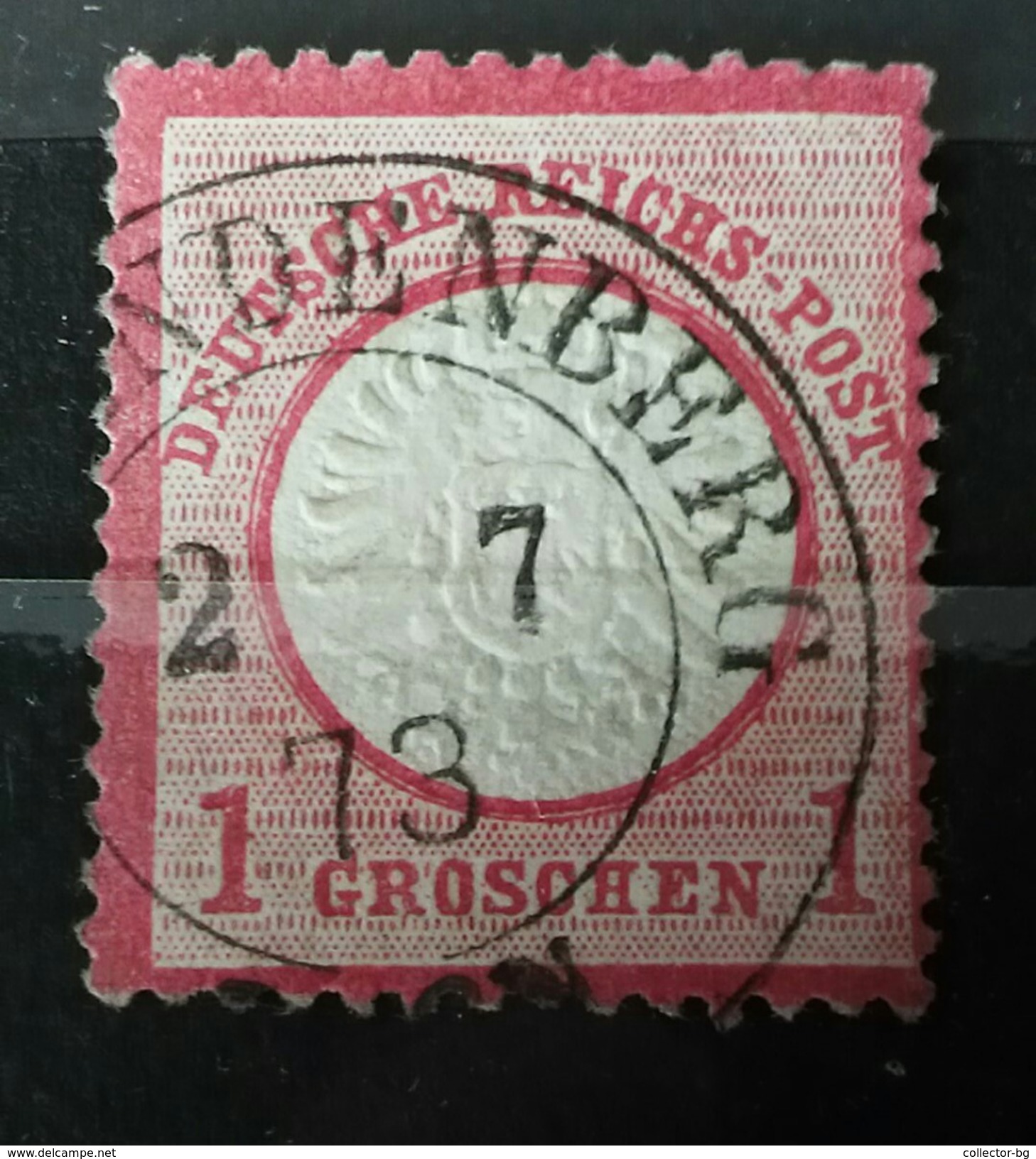 ULTRA RARE 1 GROSCHEN DEUTSCHE REICHS POST GERMANY EMPIRE 2.7.1873 MINT/UNUSED STAMP TIMBRE - Used Stamps