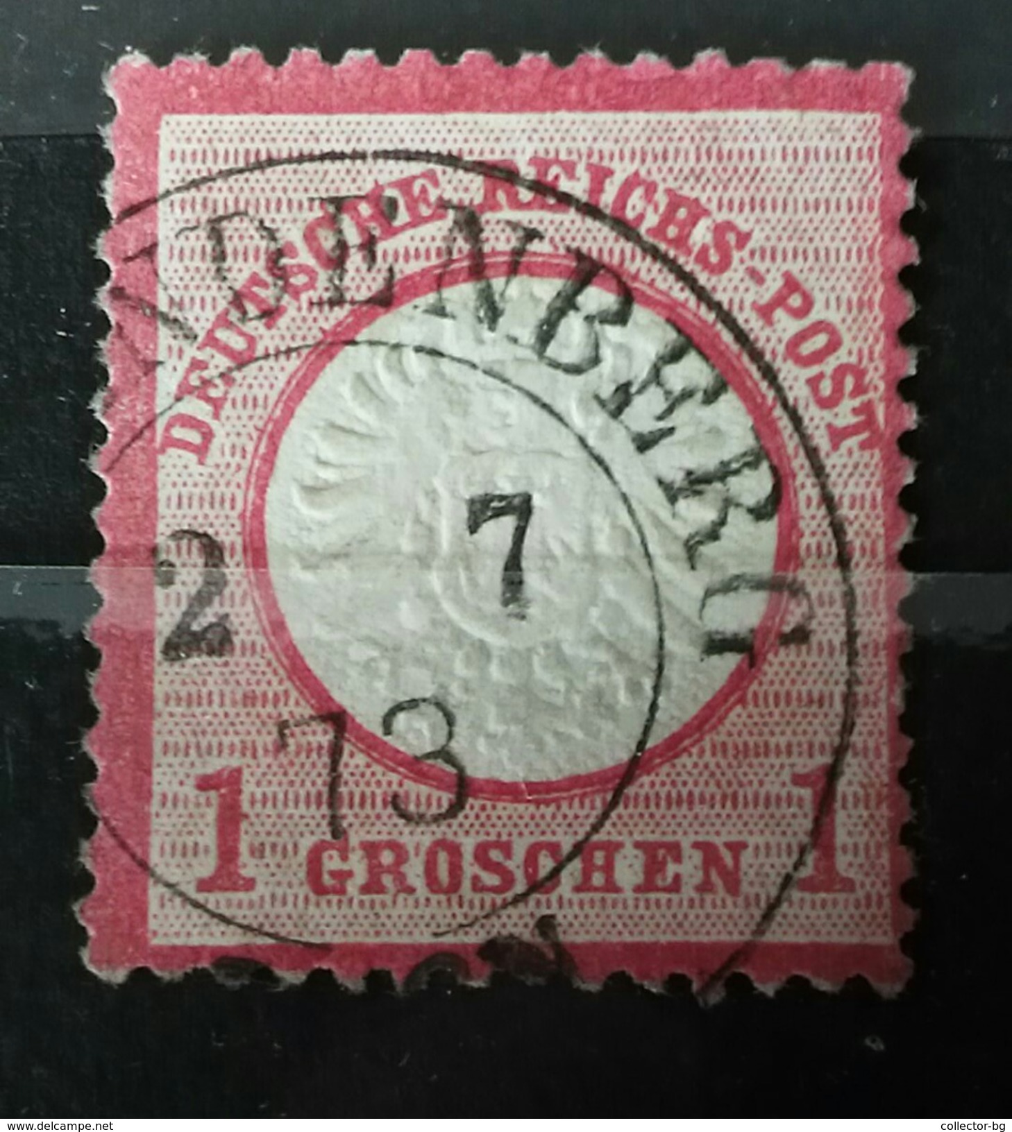 ULTRA RARE 1 GROSCHEN DEUTSCHE REICHS POST GERMANY EMPIRE 2.7.1873 MINT/UNUSED STAMP TIMBRE - Gebraucht