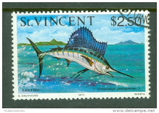 St Vincent: 1975/76   Marine Life    SG441    $2.50   [Type I - Fishing Line Attached]      Used - St.Vincent (...-1979)