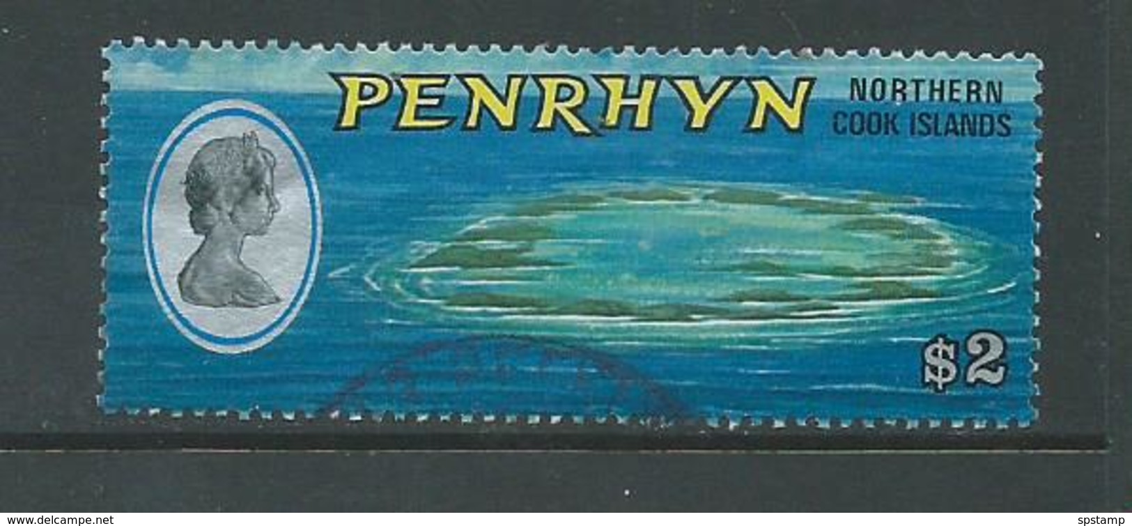 Penrhyn Island 1974 $2 Definitive VFU - Penrhyn