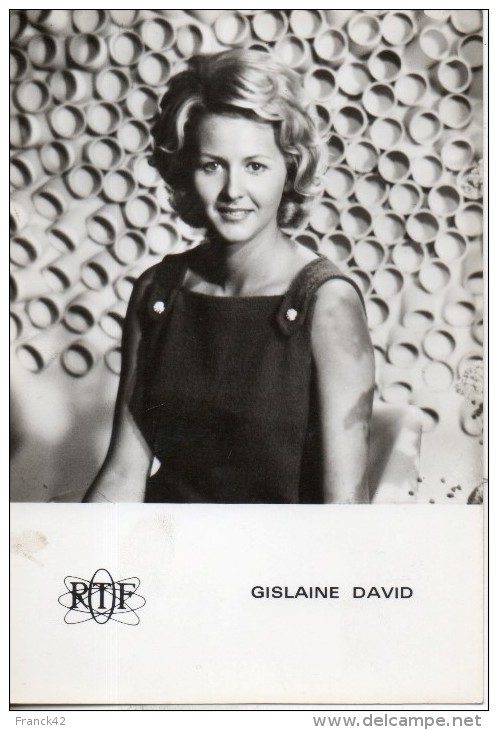 Gislaine David. ORTF - Entertainers