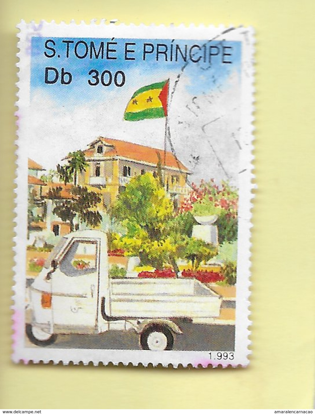 TIMBRES - STAMPS - SAO TOME ET PRINCIPE / SAO TOME AND PRINCIPE - UCCLA - S. TOME ET PRINCIPE - TIMBRE OBLITÉRÉ - Sao Tomé E Principe