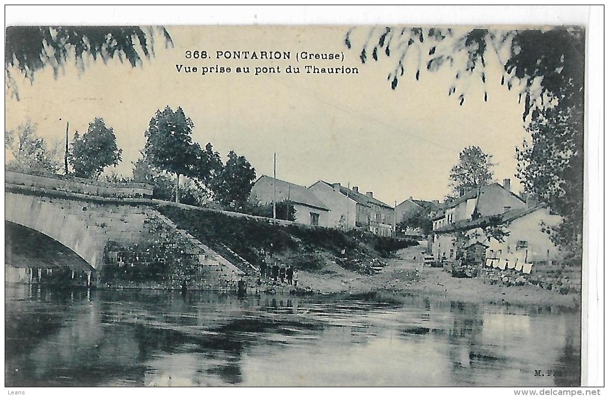 PONTARION - Vue Prise Au Pont Du Thaurion - 368 - Pontarion