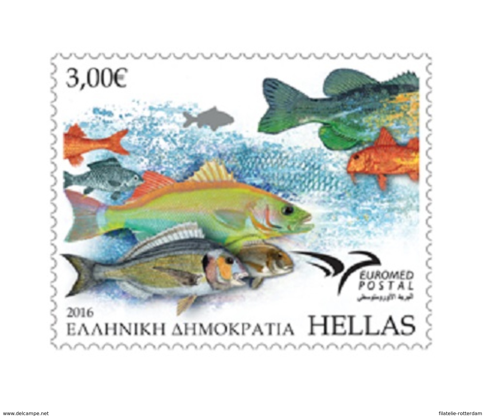 Griekenland / Greece - Postfris / MNH - Vissen In De Middellandse Zee 2016 - Nuevos